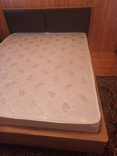 Двуспальная кровать Клауд 160х200 парящая дуб крафт золотой / антрацит фото покупателя 451