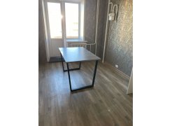 Стол Лота Лофт 140 25 мм юта / белый матовый фото покупателя 149