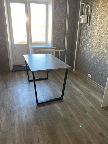 Деревянный стол Лота Лофт 120х75 белый матовый / дуб крафт золотой фото покупателя 149