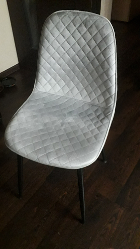 Стул на металлокаркасе Capri dark beige / white фото покупателя 105