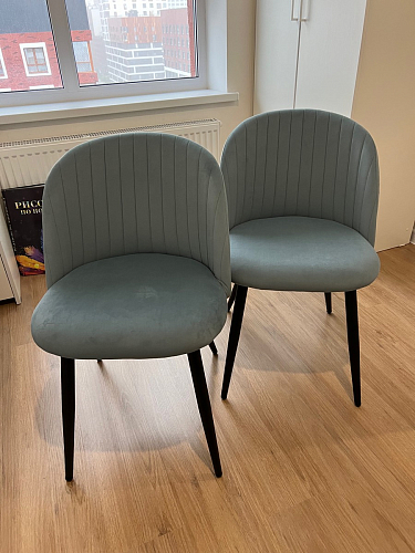 Стул на металлокаркасе Gabi latte / gold / black фото покупателя 374