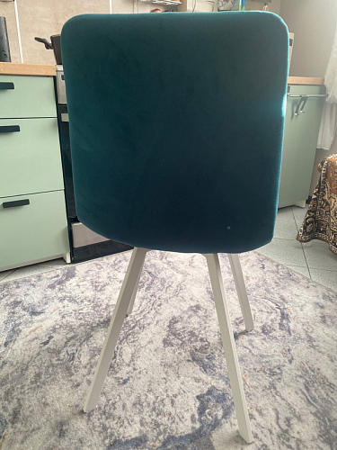 Стул на металлокаркасе Чилли бирюзовый / черный фото покупателя 1317