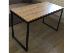 Стол Лота Лофт 140 25 мм черный матовый / бетон фото покупателя 26