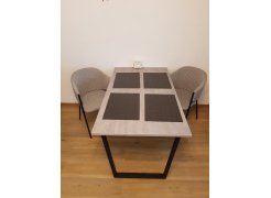 Стол Лота Лофт 140 25 мм юта / белый матовый фото покупателя 23