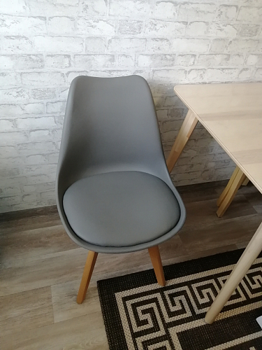 Стул Bonuss blue / wooden legs фото покупателя 46