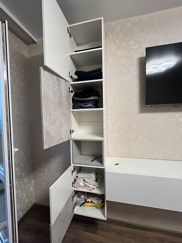 Модульная гостиная Лонгфорд комплектация 1 белый / дуб вотан фото покупателя 2