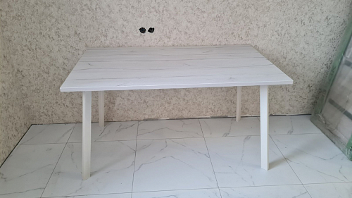 Стол Тринити Лофт 120 32 мм дуб галифакс табако / черный матовый фото покупателя 445