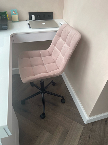 Компьютерное кресло Честер голубой (velutto 47 ) / черный фото покупателя 65