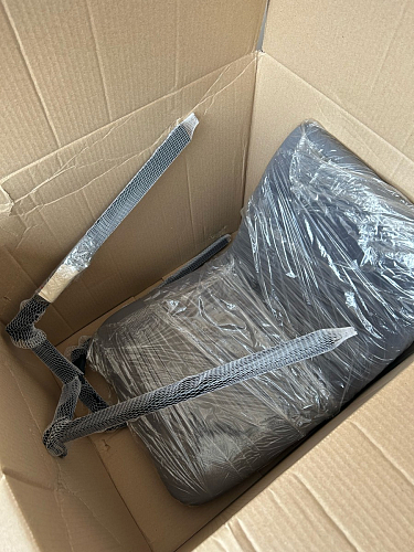 Стул на металлокаркасе Чилли К черный / зеленый фото покупателя 409