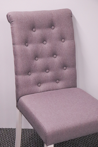 Деревянный стул Amelia 01 dark walnut / fabric cream из шоурума 2