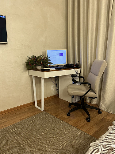 Компьютерное кресло Benefit/Бенефит флок бежевый 7 фото покупателя 19