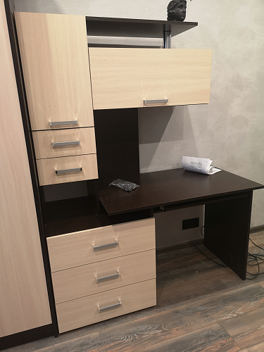 Стол компьютерный Джаз-17 белый правый фото покупателя 49