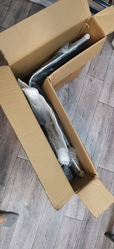 Компьютерное кресло Reus черная сетка / хром фото покупателя 60