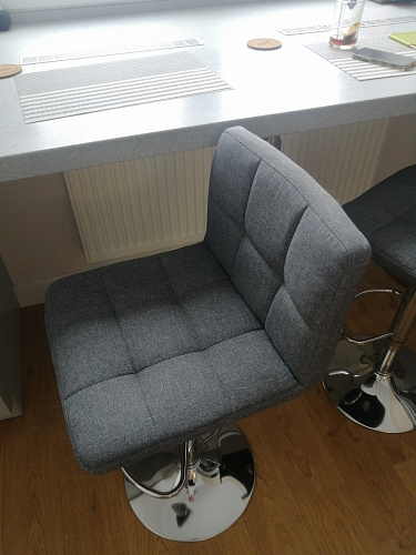 Барный стул Paskal коричневый / черный фото покупателя 12