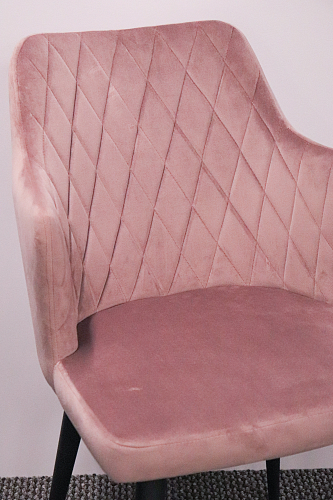 Стул на металлокаркасе Velen light gray / black из шоурума 6