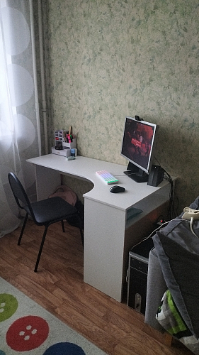 Стол письменный СПм-25 правый венге фото покупателя 2