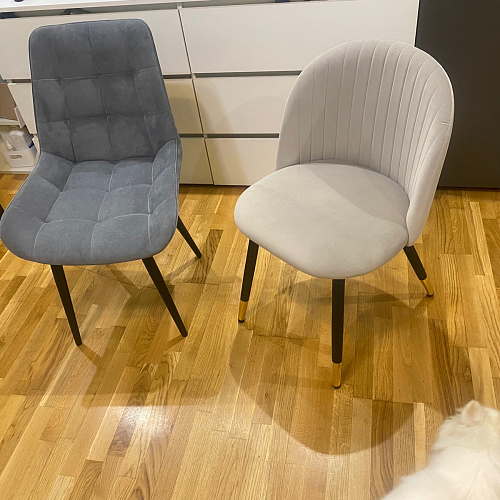 Стул на металлокаркасе Gabi gray / black фото покупателя 787