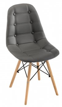 Деревянный стул Kvadro серый