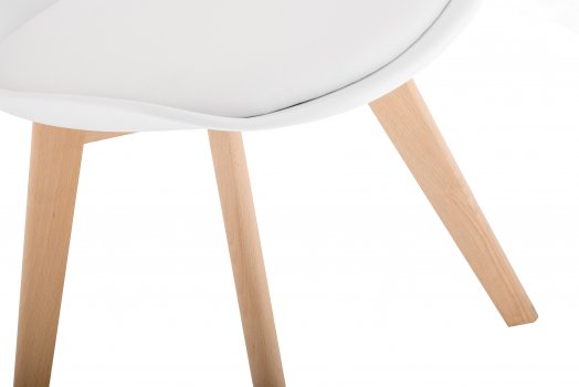 Стул Bonus дерево / белый