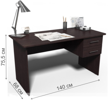 Стол письменный СП3 венге