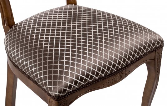 Деревянный стул Лауро орех / ромб