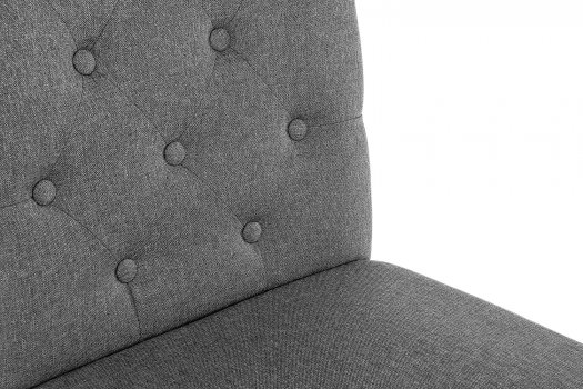 Стул Menson dark walnut / fabric grey