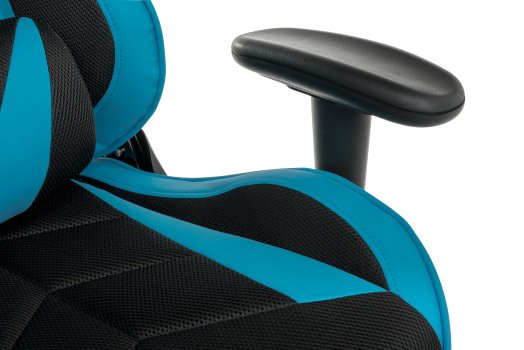 Компьютерное кресло Kano черное / голубое