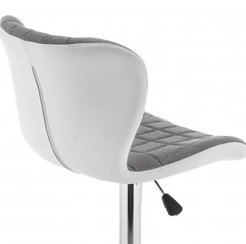 Барный стул Brend серый / белый