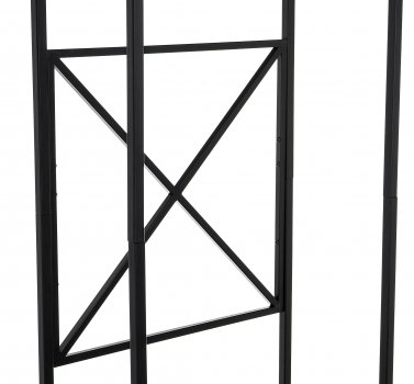 Готовая прихожая Лира дуб галифакс / черный матовый