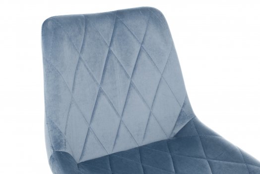 Стул на металлокаркасе Fox голубой