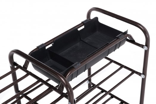 Обувница Донато медный антик / коричневый