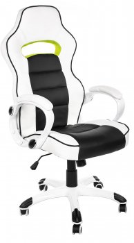 Компьютерное кресло Lider черно-белое