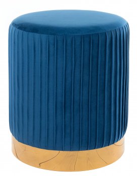 Пуф Ring 1-П dark blue / gold