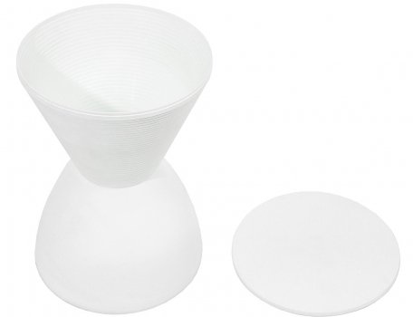 Табурет Button белый