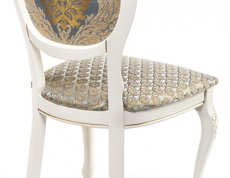 Стул Adriano 2 молочный с патиной