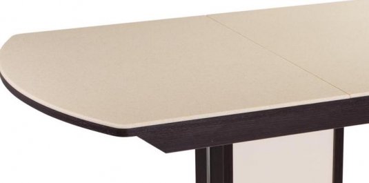 Стол Румба ПО КМ венге / камень 06 / ножка 05 венге / крем / камень 06