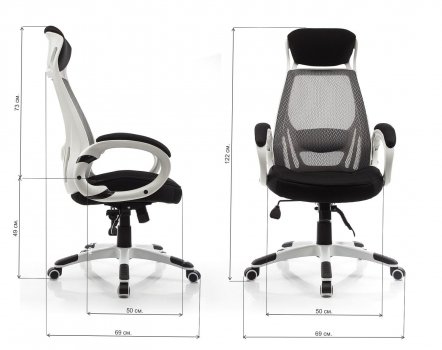 Компьютерное кресло Burgos белое