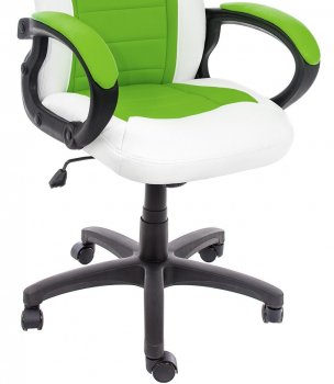 Компьютерное кресло Kadis светло-зеленое / белое
