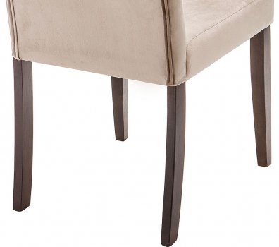 Стул Amelia dark walnut / fabric beige