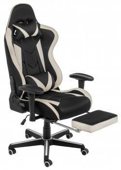 Компьютерное кресло Kano черное / кремовое