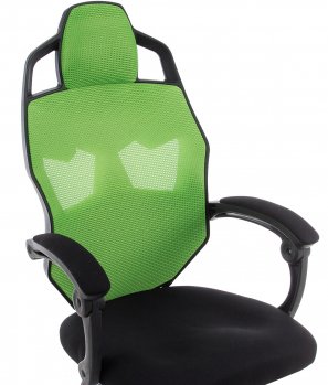 Компьютерное кресло Knight черное / зеленое